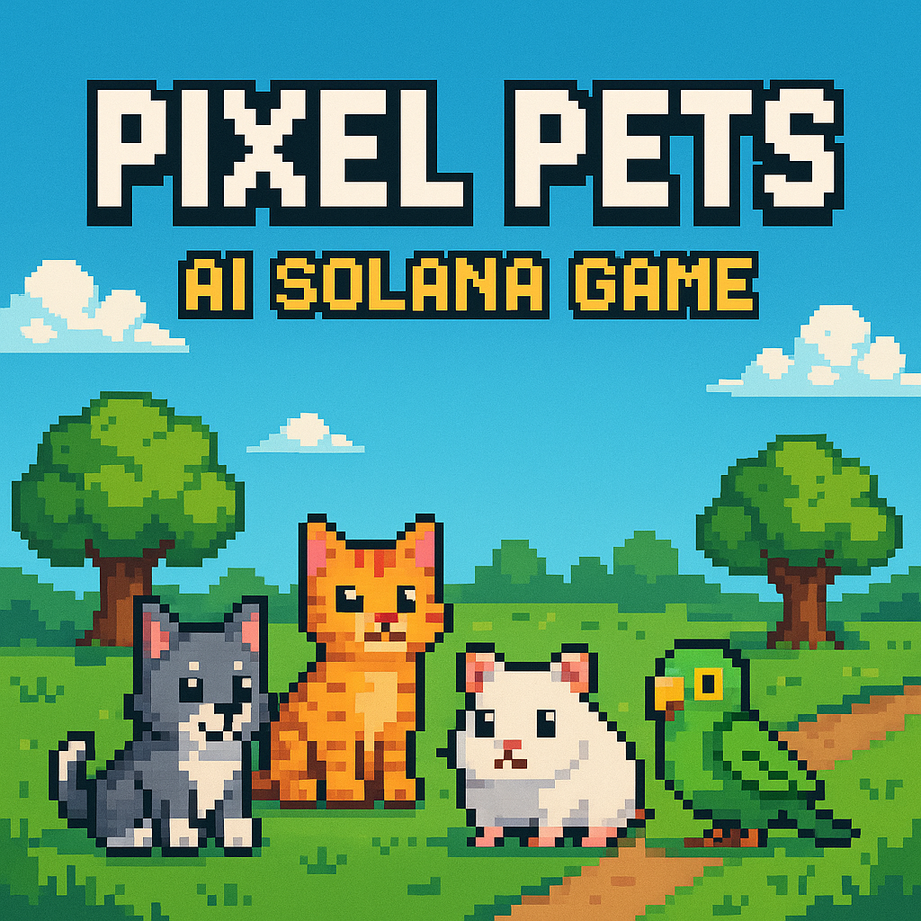 Pixel Pets AI Solana game
