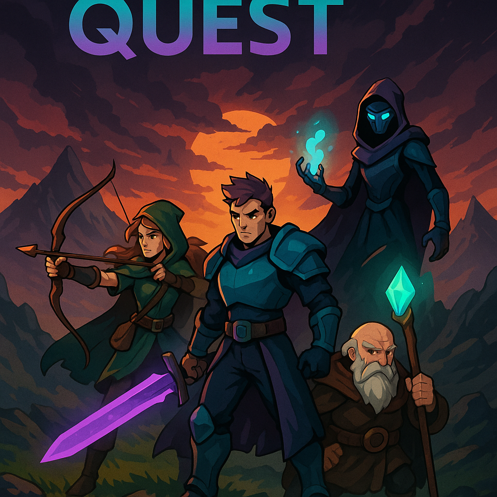 Solana Quest AI RPG game art