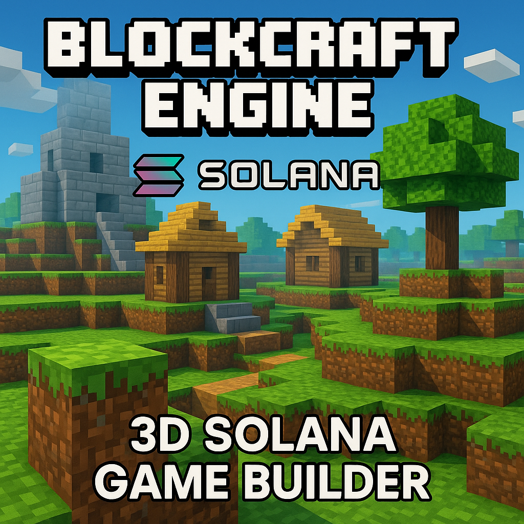 BlockCraft Engine 3D Solana game builder