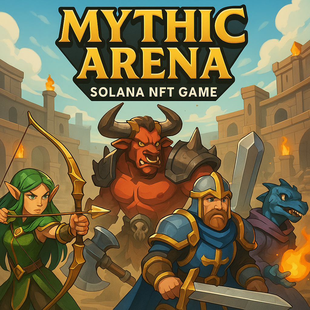 Mythic Arena Solana NFT game