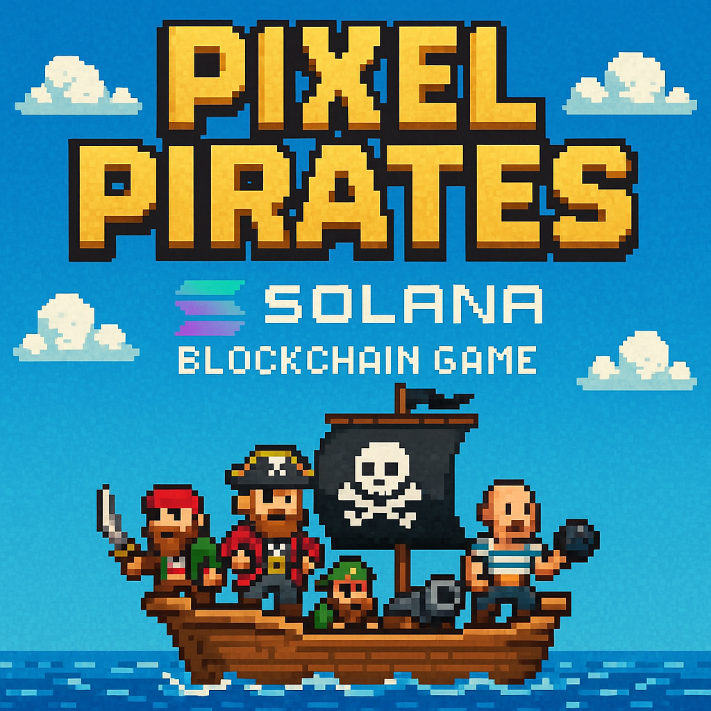 Pixel Pirates Solana blockchain game