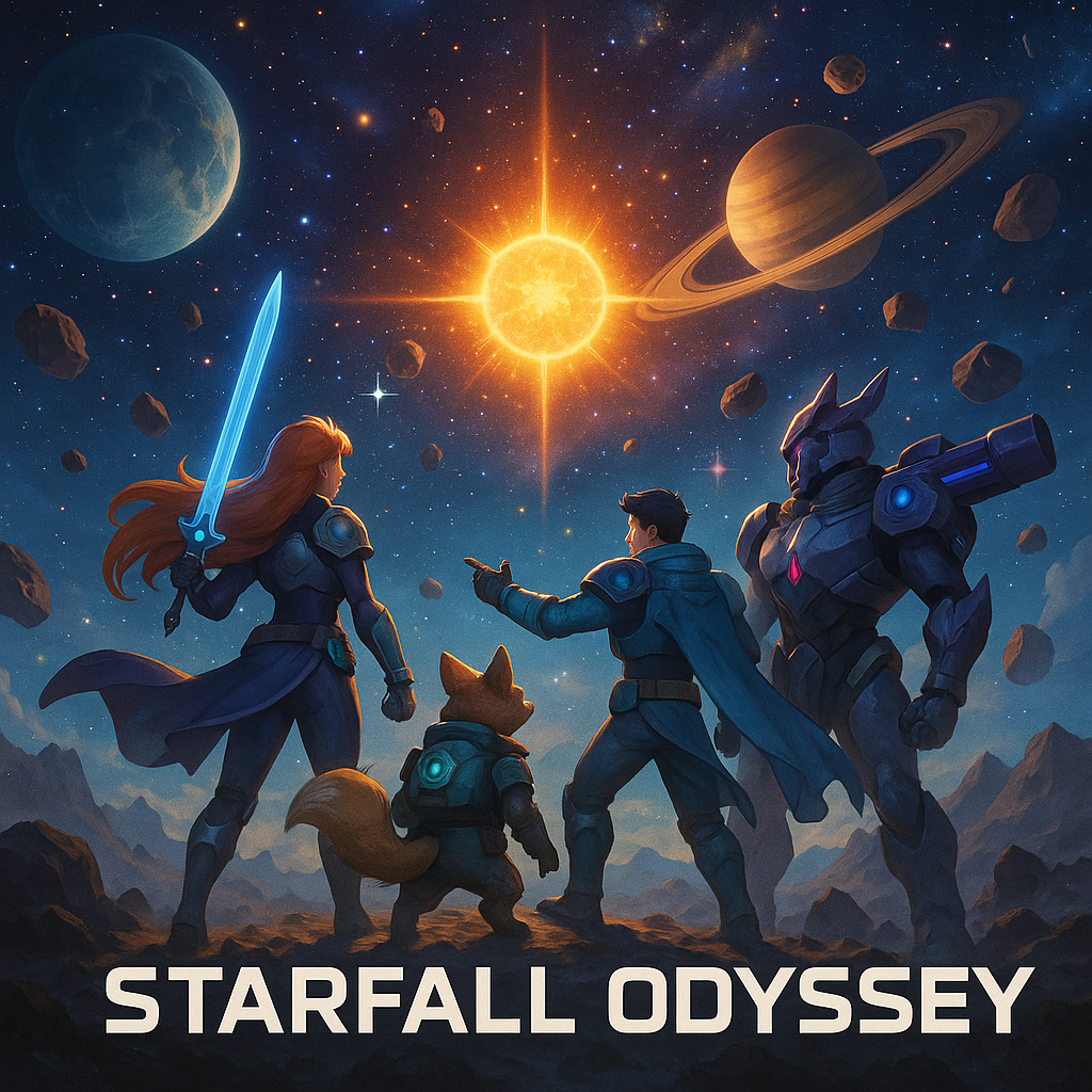 Starfall Odyssey Solana game art