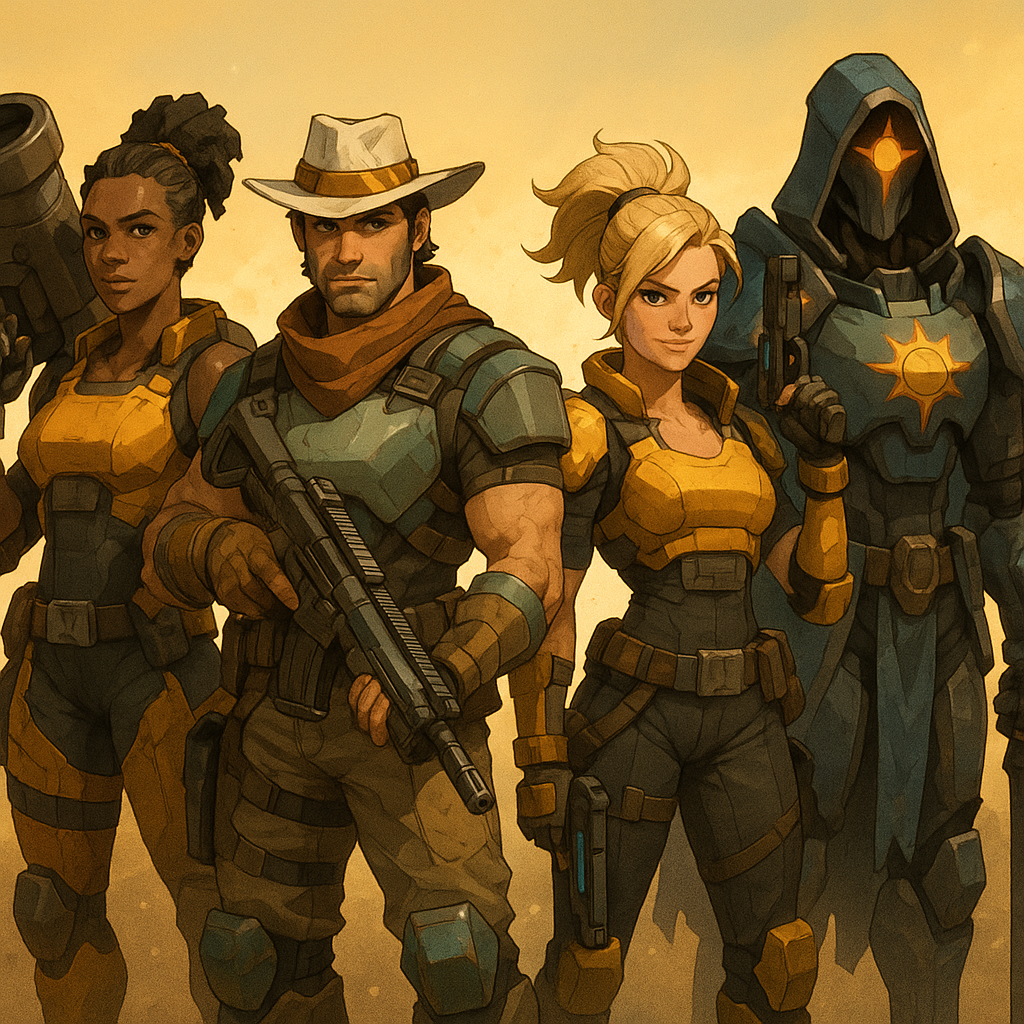 Sol Arena battle royale characters