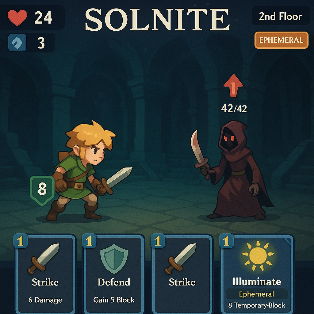 Solnite gameplay screenshot