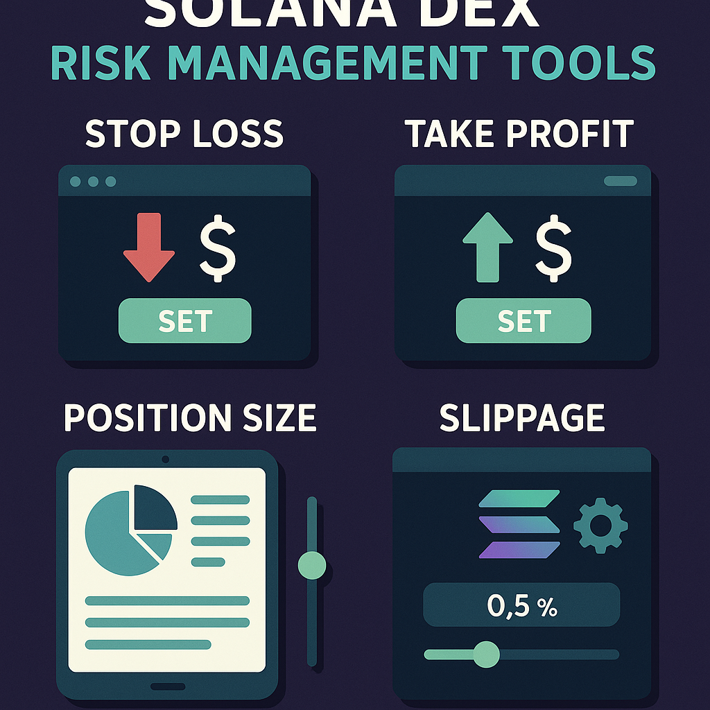 Solana DEX risk management tools