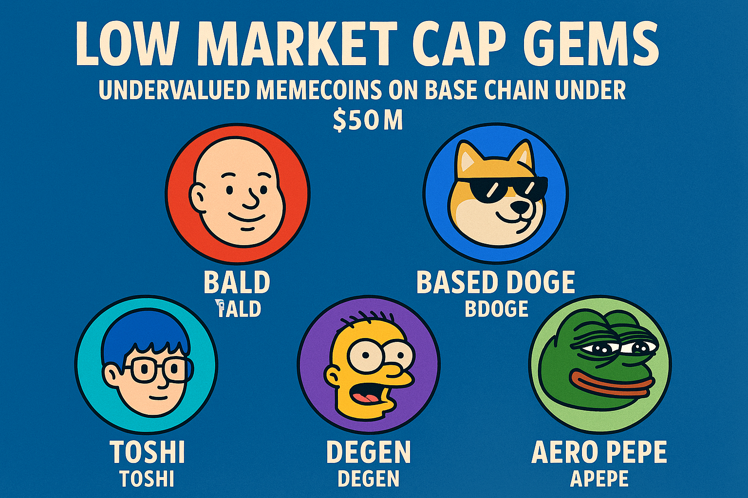 Low Market Cap Gems: Undervalued Memecoins on Base Chain Under $50M